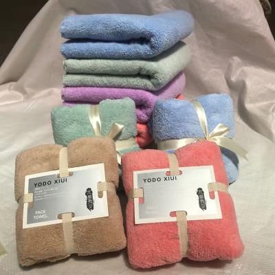 China Hotel Surprise Price Gray Color Multi Color Organic Dark Cotton Material Bath Towels for sale