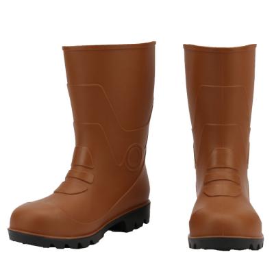 China Adult Anti-Smell Shoes Rain Boots Working PVC Rain Boots Men Women Safety Rain Boots for sale