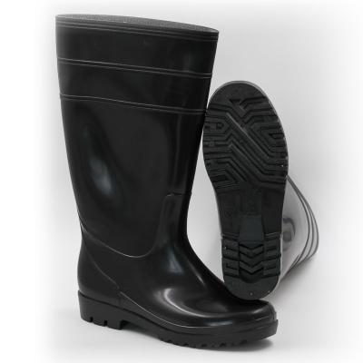 China Anti-odor work rainboots are suitable for outdoor non-slip waterproof puncture proof can be added steel main steel soole PVC for sale