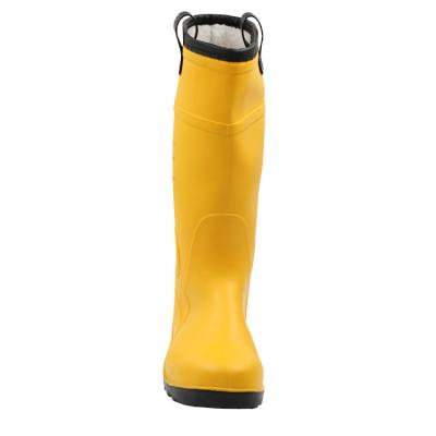 China Anti-Smell Designed Unisex Custom Wellington Tall PVC Plastic Rain Boots Stick On Boots Safety Men For Adults for sale