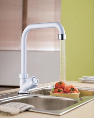 China Metered Faucets Wholesale ABS Plastic Single Cold Water Tap Kitchen Sink Faucet (If-02) for sale