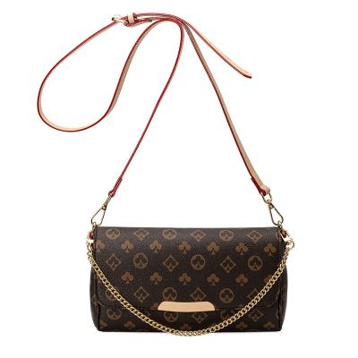 China Fashion Luxury Women Single Strap Shoulder Bag With PU Leather Small Chain Messenger Bag for sale