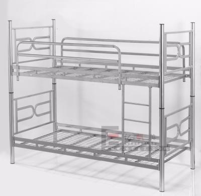 China Modern Military Dormitory Furniture Adult Student Double Decker Bunk Bed for sale