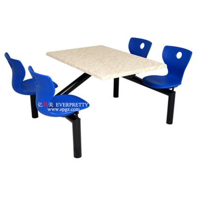 China Modern Design Canteen School Furniture Modern Restaurant Table And Chairs for sale