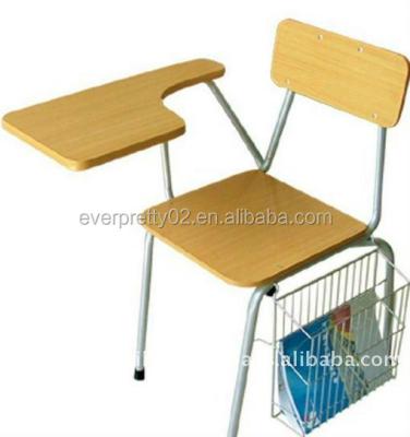 China School Knot Chairs With Casters Student Chairs With Round Base College Study Chairs With Notepad for sale