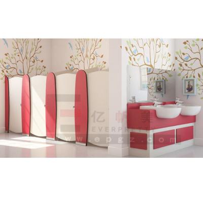 China comfortable & sustainable & New Style Kindergarten Strong Smart Toilet Compartment Locker Room Partition For Sale for sale