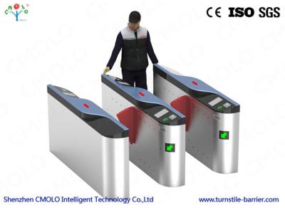 China High Power Wing Optical Subway Turnstile Barrier Equipped With RS485 / RS232 , TCP/IP for sale