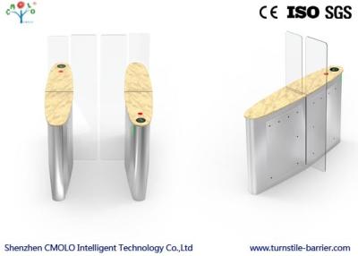 China Electronic Security Passage Optical Turnstiles Indoors With 10+ Pairs Infrared Sensors for sale