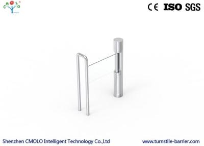 China Shopping Mall Half Height Turnstiles With Access Control System , Brushed Finish for sale