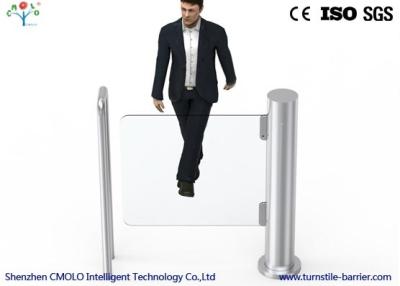 China RFID Card Controlled Access Waist Height Turnstile for Luggage / Wheelchair for sale