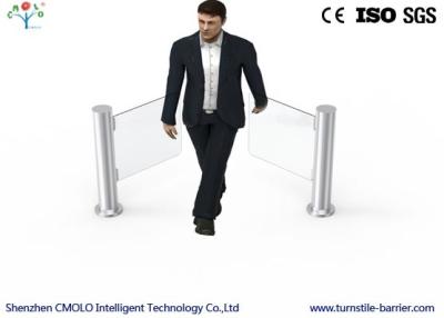 China Security System Automatic Half Height Turnstiles For Intelligent Buildings , Stainless Steel Material for sale