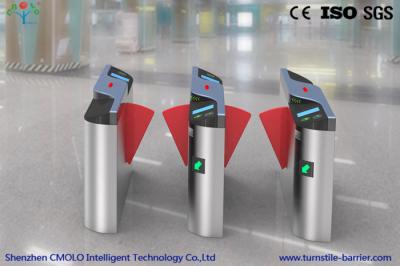 China Brushed Finish Speedlane Optical Turnstiles For Access Control , Anti - Collision for sale