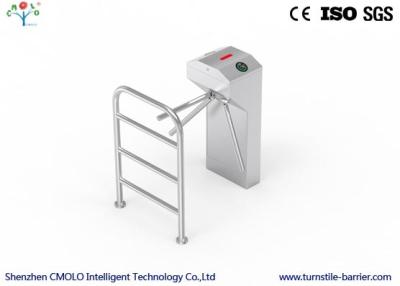 China Security System Half Height Turnstiles For Ski Resorts / Factories , 2 Years Warranty for sale