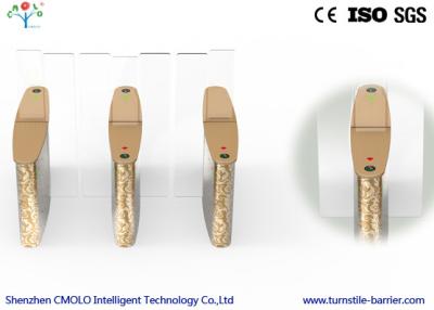 China Customized Security Passage Optical Turnstiles With RFID Card Reader , 550mm Width for sale