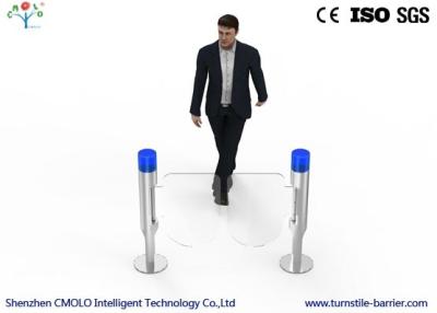 China 304 Grade stainless steel turnstile security systems , Cylindrical Speed Gate for Baby Carriage for sale