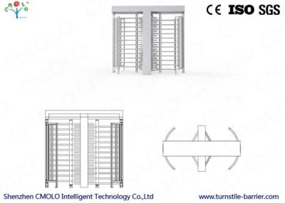 China Access Control Waterproof Full Height Turnstile Barrier , Security Entrance Turnstile Gate for sale