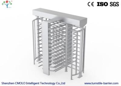 China 304 Stainless Steel Access Security Revolving Doors , Secured Entry Control Turnstile Gate for sale