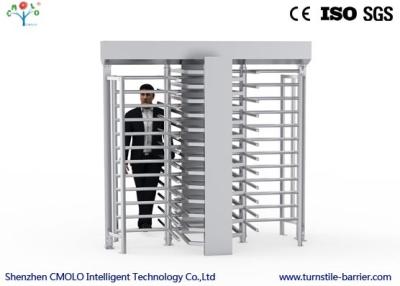 China Full Height Rotating Pedestrian Turnstile Gate , Automatic Turnstile Security Systems for sale