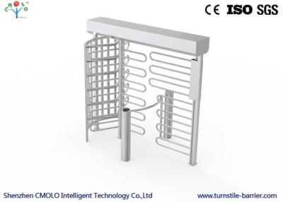 China Professional Pedestrian Full Height Turnstile , Semi - Automatic Turnstile Door for sale