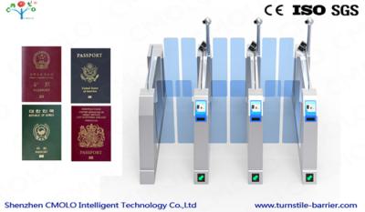 China Electronic Security Flap Turnstile Access Control Gate for Pedestrian for sale