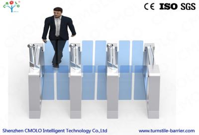 China Bi Directional Biometric Turnstile Pedestrian Turnstile Gate Anti - Collision for sale