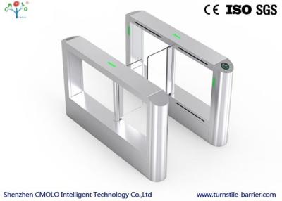 China Anti Reversing Motorized Flap Speed Gate Turnstile , DC Brushless Motor Speed Gate for sale