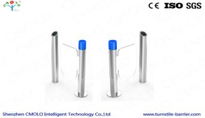 China Intelligent Optical Swing Pedestrian Turnstile Gate For Office / Financial Buildings for sale