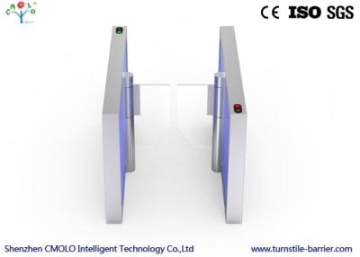 China Luxury Automatic Self Closing Flap Barrier Turnstile Speedgate For Exhibition Centers for sale