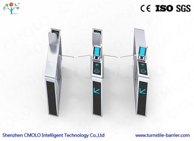 China Electronic Speed Gate Biometric Turnstile With Facial Recognition Systems for sale