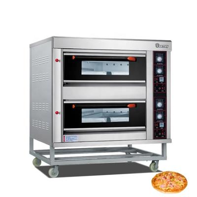 China Cheap Hotel Oven Bakery Commercial Baking Store Large 400 Degree Gas Pizza Oven for sale