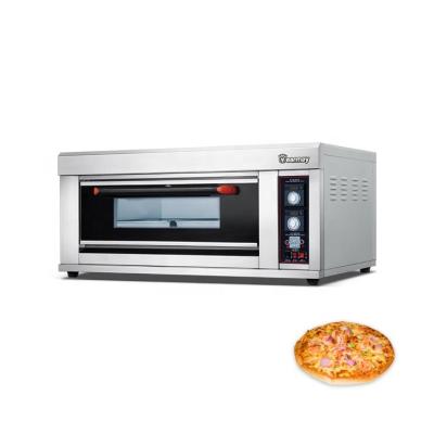 China China Canton Hotel Single Cake Pizza Electronic Factory CE Deck Oven for sale