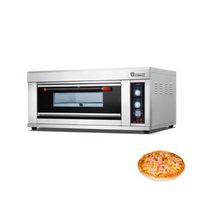 China Hotel 1 Deck 2 Trays CE Oven Hamburger Oven Electric Freestanding Pizza Oven for sale