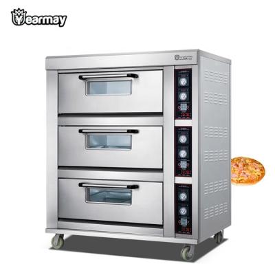 China Commercial Hotel Bakery Equipment Pizza Baking Electric Oven Stainless Steel CE Oven for sale