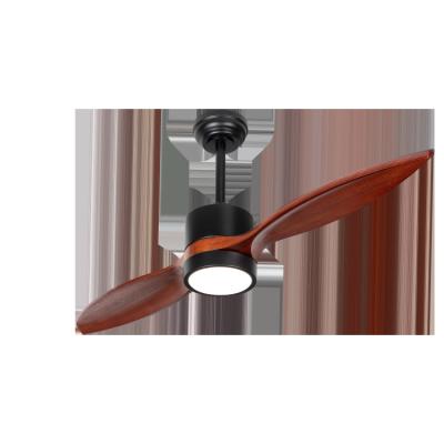 China High Quality Modern Solid Wood 42 Inch 2 Blades Remote Control Indoor Decorative Led Ceiling Fan for sale