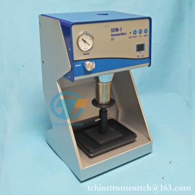 China Compact Vacuum Mixer w/ Pump & Vibration Stage & Two Containers (150 & 500ml) - MSK-SFM-7 for sale