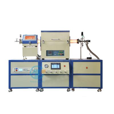 China Laboratory 1200C Max. PECVD Split Tube Furnace System with 4 Channels Gas Delivery for sale