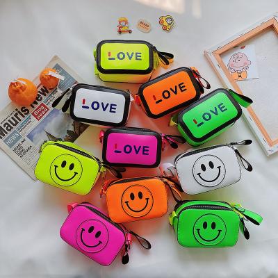 China Small square bag of the new recyclable fluorescent 2021 letter for sale