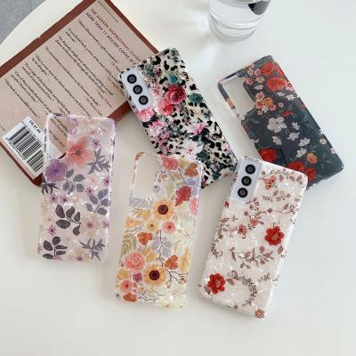 China 2022 Latest Women Cute Shockproof Flower Girl Phone Case Cover For Samsung Galaxy A52 S21 S22 Ultra for sale