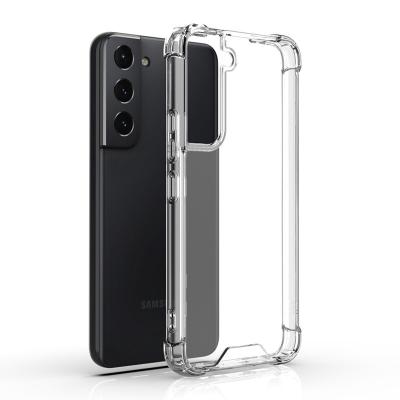 China Hot Transparent Clear Shockproof Acrylic Shockproof Amazon TPU Cell Phone Case Cover For Samsung Galaxy S22 Ultra 5G for sale