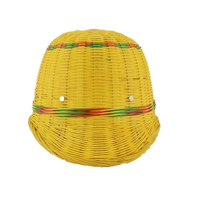 China Full Bamboo Woven Hat Breathable Bamboo Construction Site Summer Hat Eco - Friendly Sun Hat for sale