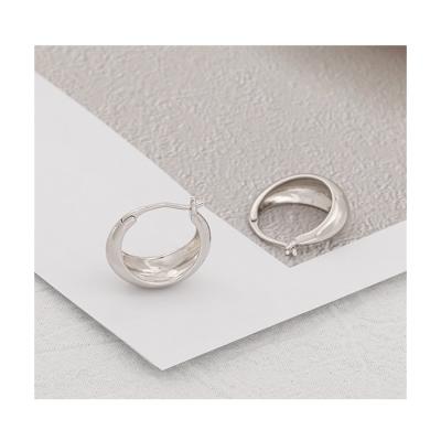 China The Other Minimalist Metal Ring Earring Trendy Earrings Cool Wind Earring Sets 2021 S925 Silver for sale