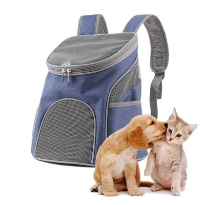 China Fashion Small Pet Carrier Backpack Multi Colors Airline Dog Backpack Pet Backpack for sale