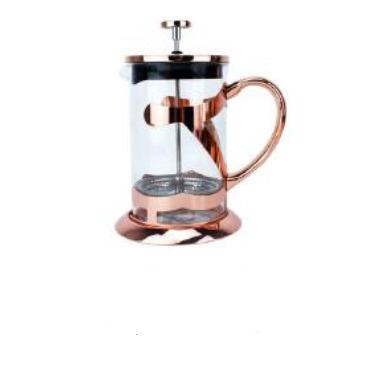 China Viable French Press Coffee Heat Resistant Glass Tea Maker With Stainless Steel Plunger Filter for sale