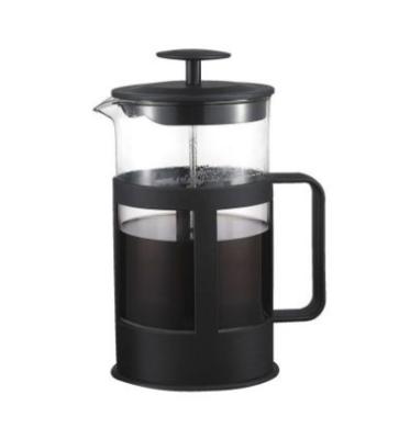 China 350ML Good Quality Viable Modern PP Handle Coffee Maker Glass Coffee French Press for sale