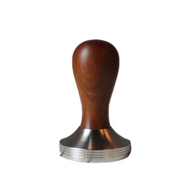 China High Quality Sustainable Steel Coffee Tamper Coffee Tools Wooden Coffee Tampers for sale