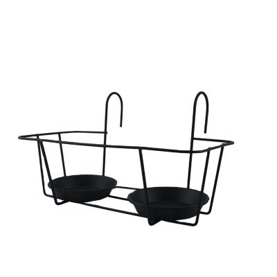 China New Product Modern Garden Redapro Metal Flower Pot Basket Iron Hanging Rack for sale