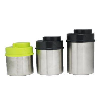 China Best Selling Kitchenware Sustainable Coffee Bean Vacuum Canister One Way Valve Storage Tank Seal for sale