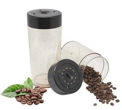 China Sustainable Coffee Powder One Way Valve Reservoir Seal Bottle Adjust Storage Time Coffee Bean Canister for sale