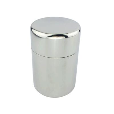 China Minimalist EU DEU Kitchen Coffee Accessories Tools Stainless Steel Metal Coffee Canister for sale