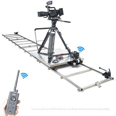 China DK1000 Stainless Steel Motorized Track Cart Broadcast Shooting Systems Camera Wireless Remote Control Accessories for sale